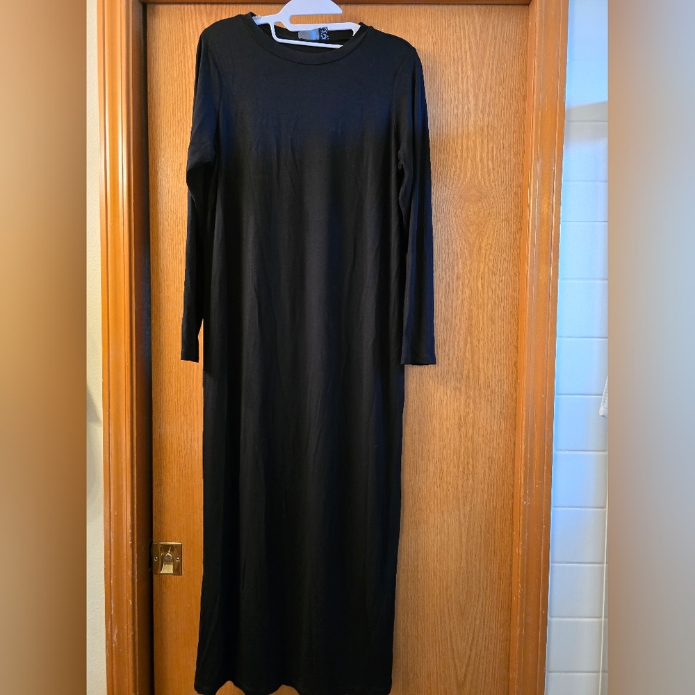 ASOS Jersey Knit Long Sleeve Maxi Dress